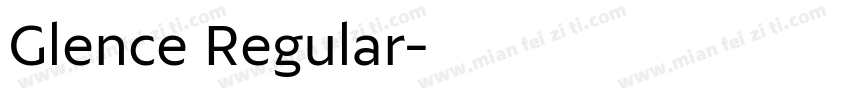 Glence Regular字体转换